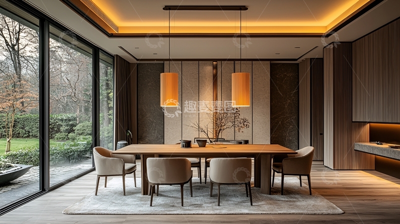 高清大图下载【趣麦麦图】现代简约餐厅