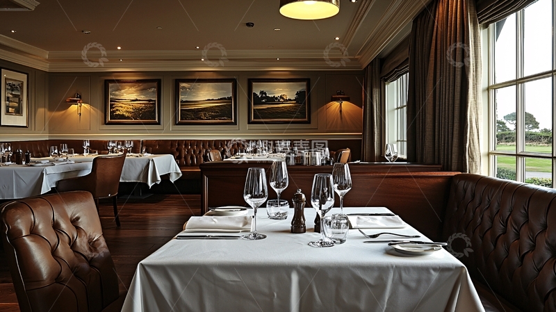 高清大图下载【趣麦麦图】高档餐厅室内环境