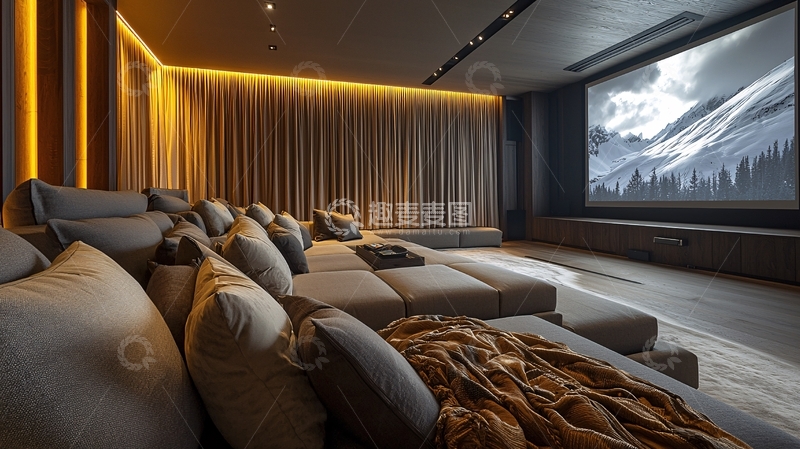 高清大图下载【趣麦麦图】高端家庭影院