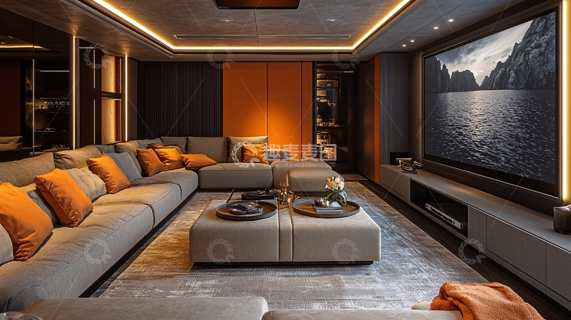 高清大图下载【趣麦麦图】高端家庭影院