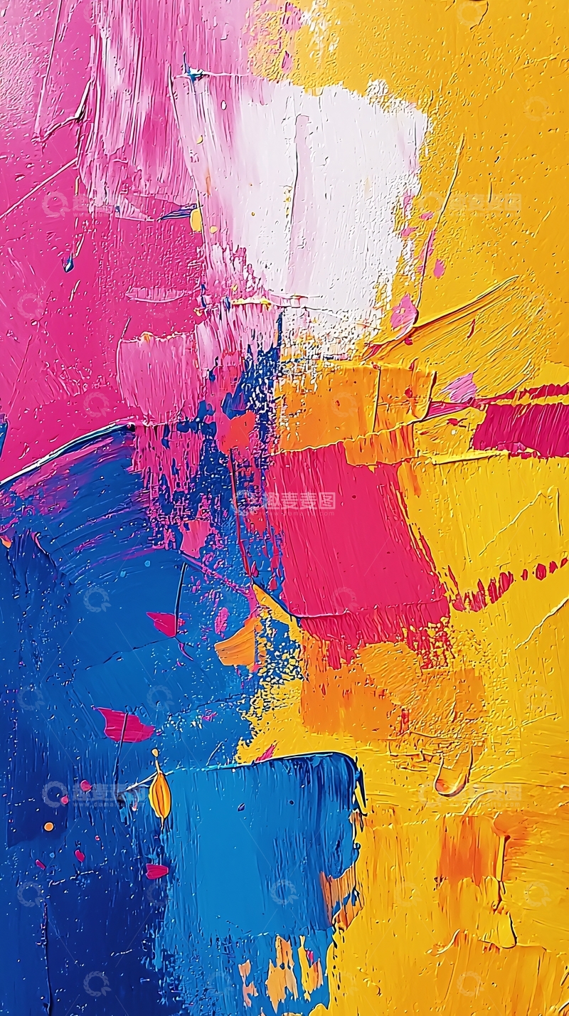 高清大图下载【趣麦麦图】抽象油画