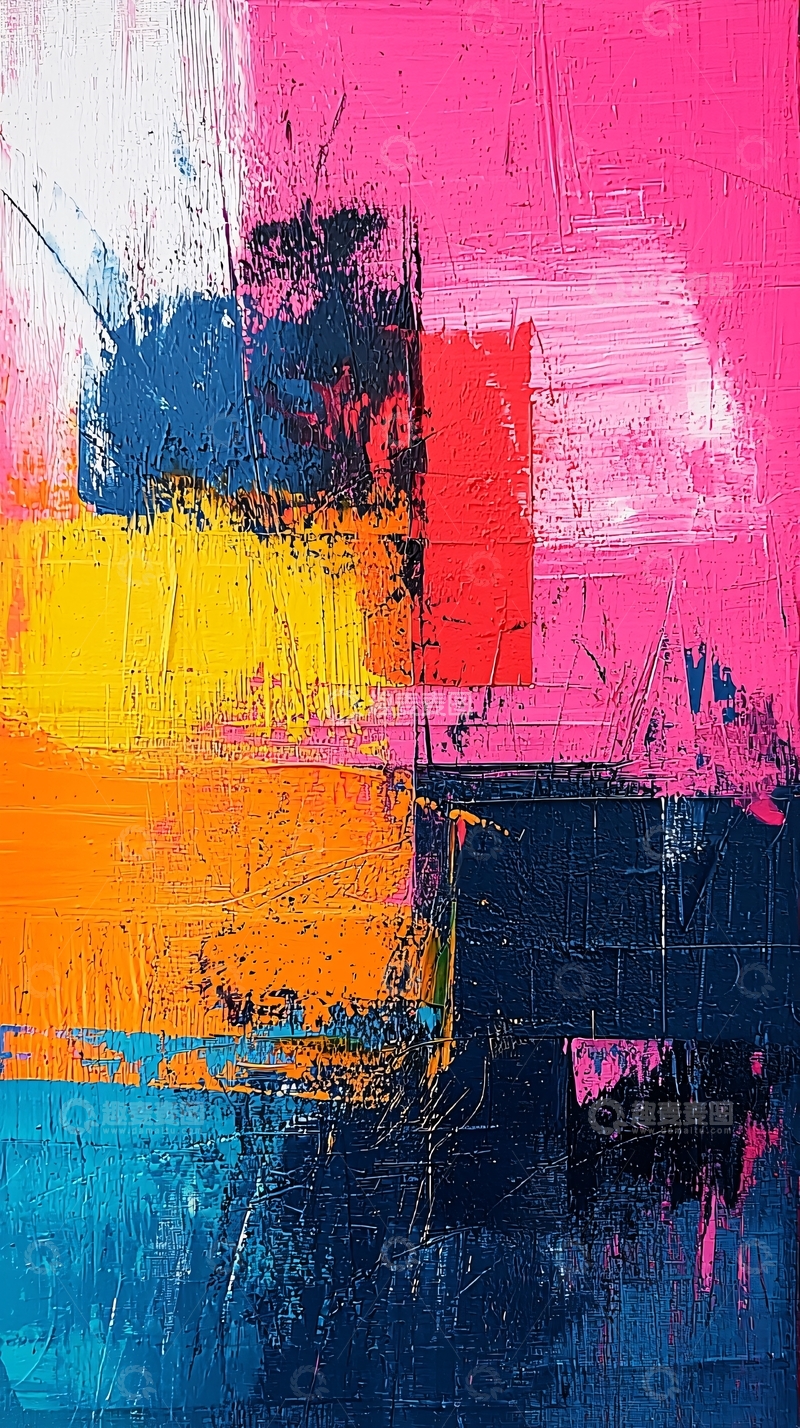 高清大图下载【趣麦麦图】抽象油画