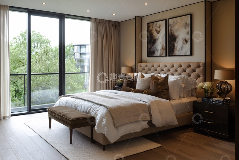 高清大图下载【趣麦麦图】现代简约卧室82
