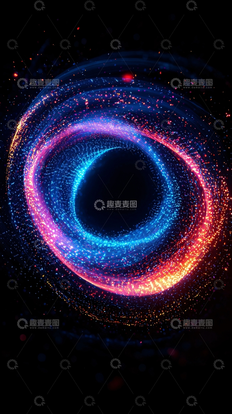 高清大图下载【趣麦麦图】抽象光圈