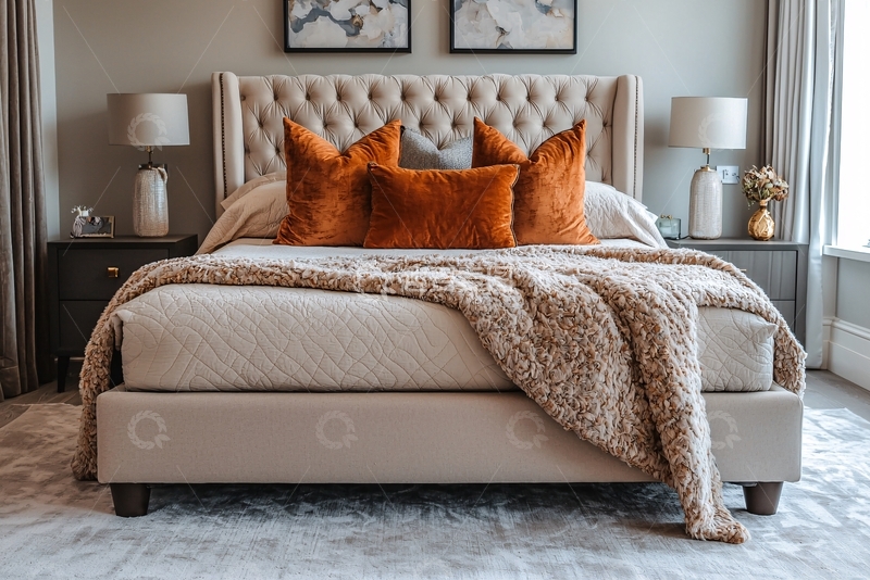 高清大图下载【趣麦麦图】高级灰色卧室