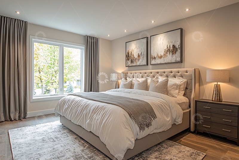 高清大图下载【趣麦麦图】现代简约卧室89