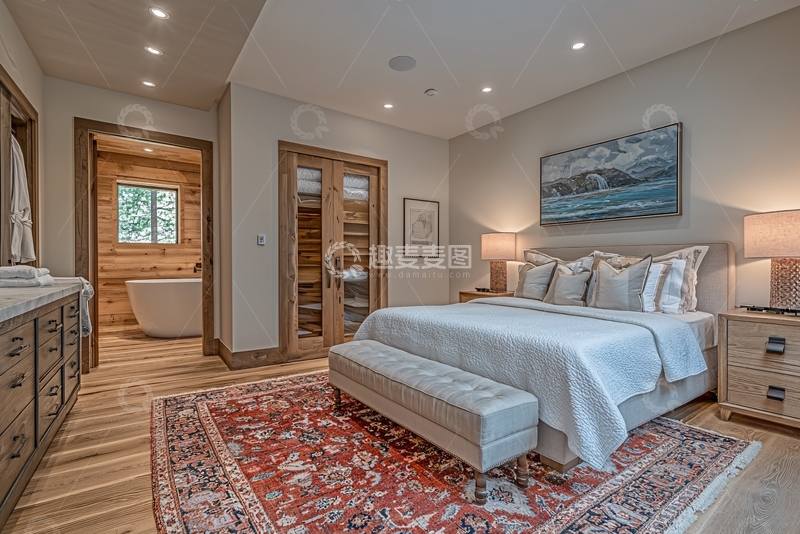 高清大图下载【趣麦麦图】现代简约卧室83