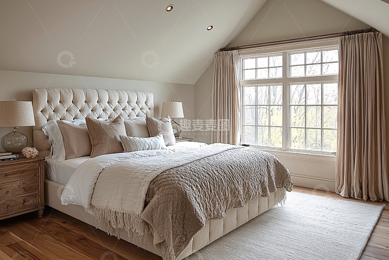 高清大图下载【趣麦麦图】温馨舒适的卧室设计