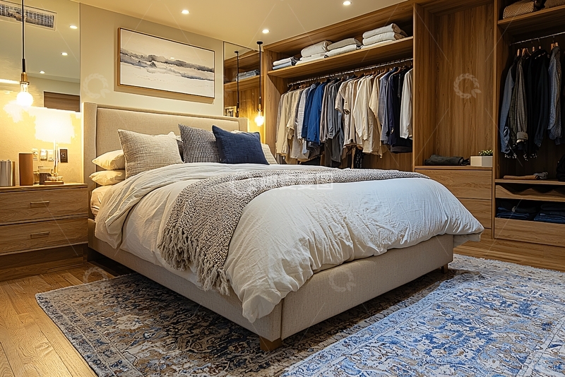 高清大图下载【趣麦麦图】现代简约卧室86