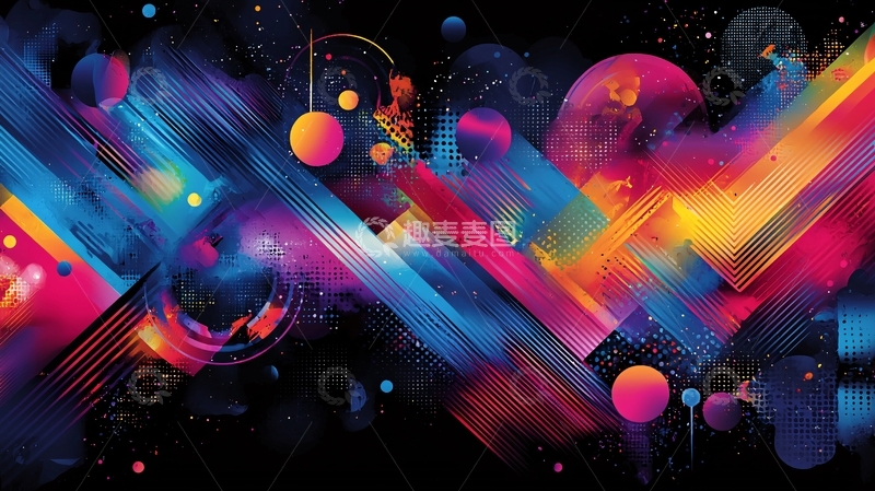高清大图下载【趣麦麦图】抽象宇宙空间