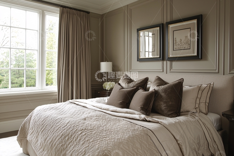 高清大图下载【趣麦麦图】现代简约卧室90