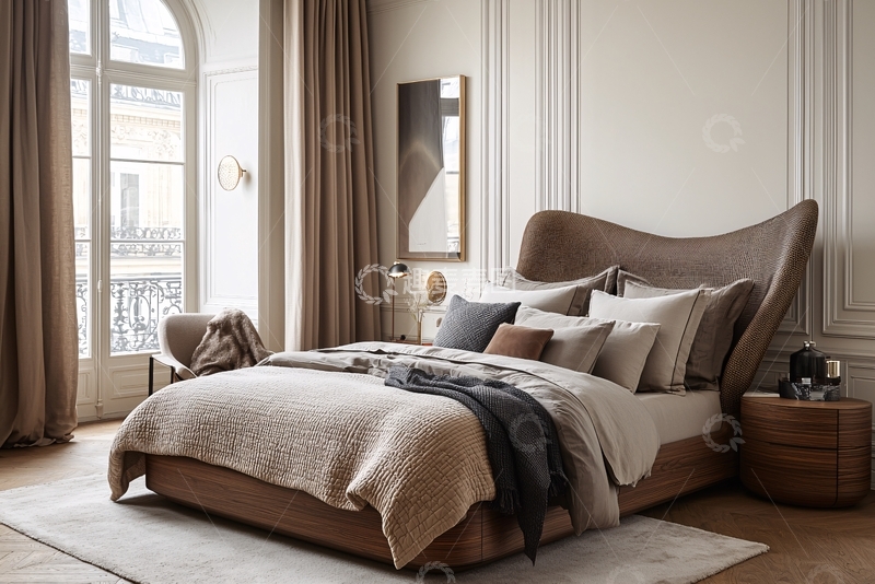高清大图下载【趣麦麦图】现代简约卧室设计107