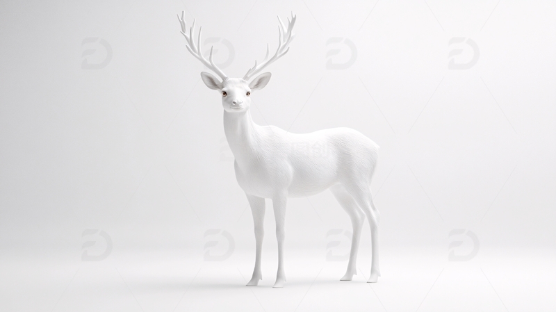 白色鹿