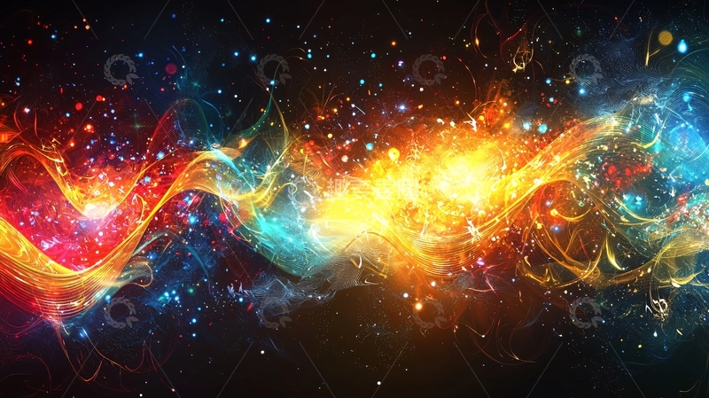 高清大图下载【趣麦麦图】抽象火焰能量