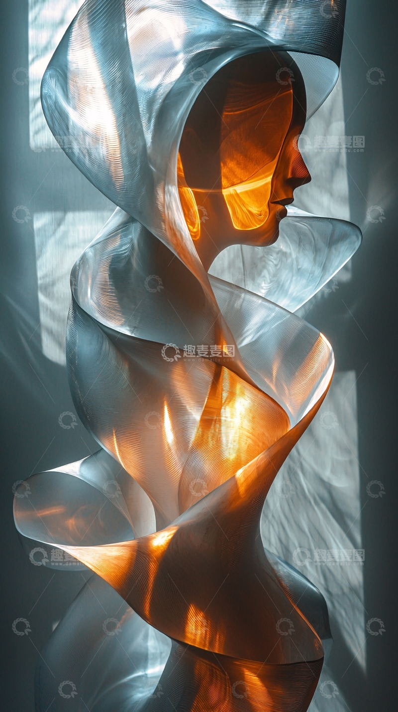 高清大图下载【趣麦麦图】光影雕塑