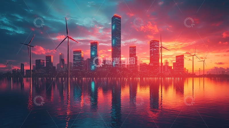 高清大图下载【趣麦麦图】未来城市