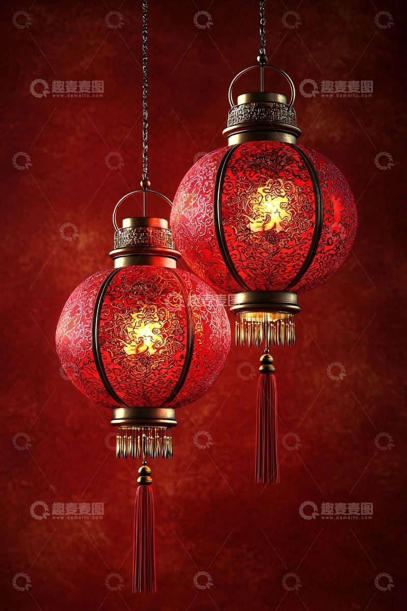 高清大图下载【趣麦麦图】红灯笼