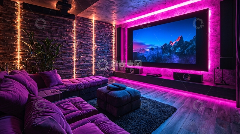 高清大图下载【趣麦麦图】高端家庭影院