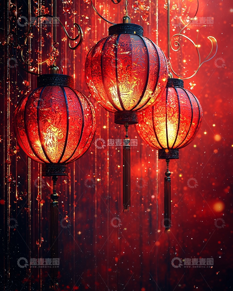 高清大图下载【趣麦麦图】红灯笼