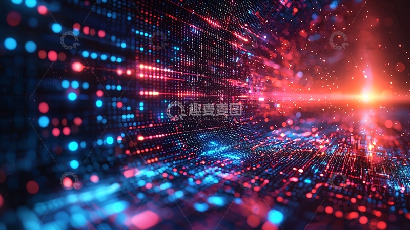 高清大图下载【趣麦麦图】抽象科技背景