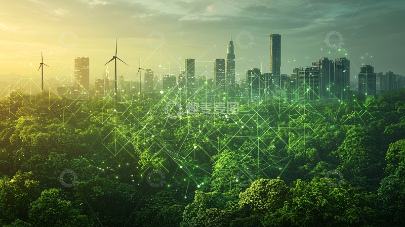 高清大图下载【趣麦麦图】绿色城市