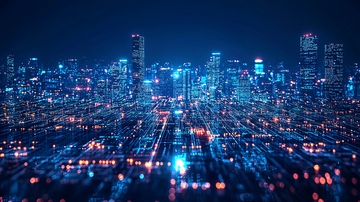 夜景都市全景图