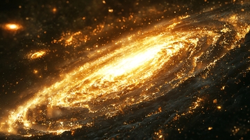 燃烧的螺旋星系