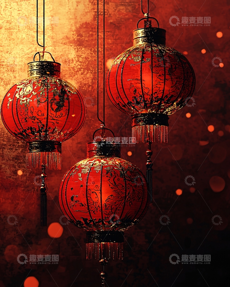 高清大图下载【趣麦麦图】红灯笼