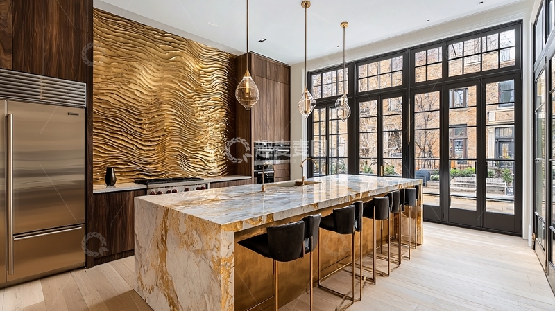 高清大图下载【趣麦麦图】豪华厨房