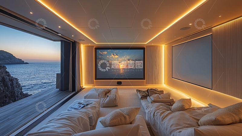 高清大图下载【趣麦麦图】海景私人影院