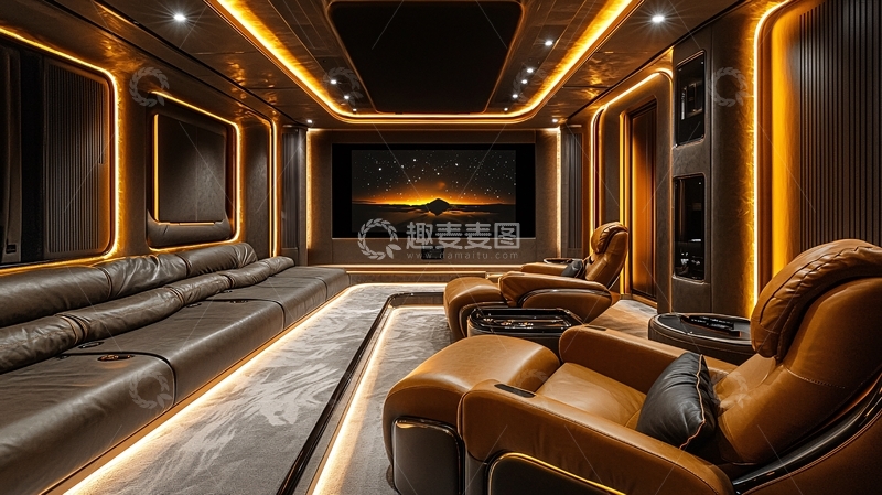 高清大图下载【趣麦麦图】豪华家庭影院