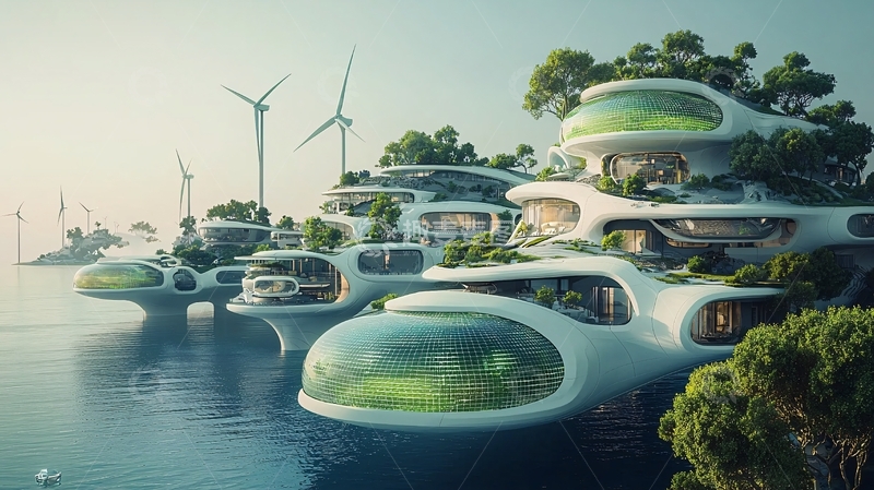 高清大图下载【趣麦麦图】未来生态城市