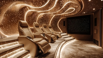 豪华家庭影院设计