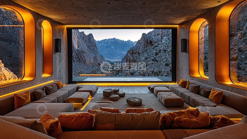 高清大图下载【趣麦麦图】高端家庭影院