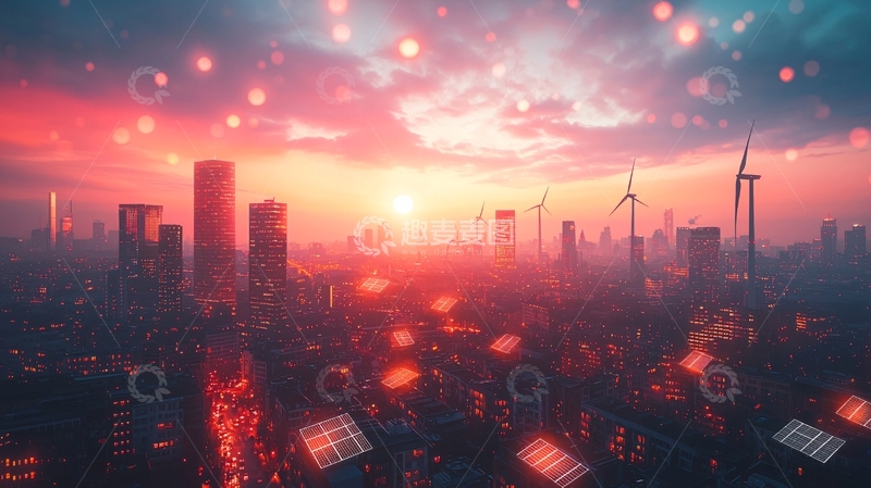 高清大图下载【趣麦麦图】未来都市