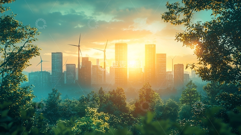 高清大图下载【趣麦麦图】绿色城市