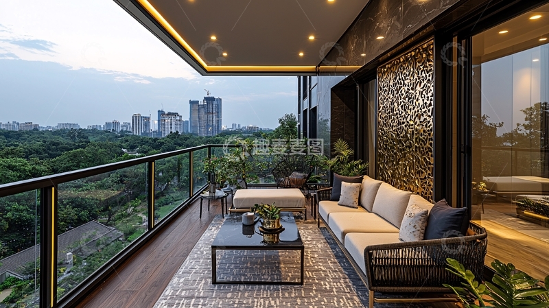 高清大图下载【趣麦麦图】现代阳台设计