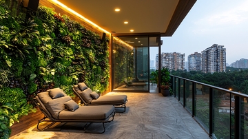 现代风格阳台设计