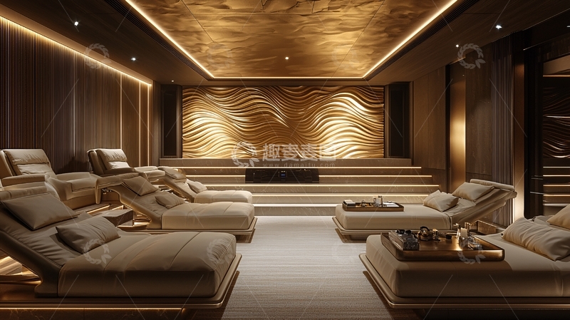 高清大图下载【趣麦麦图】奢华私家影院