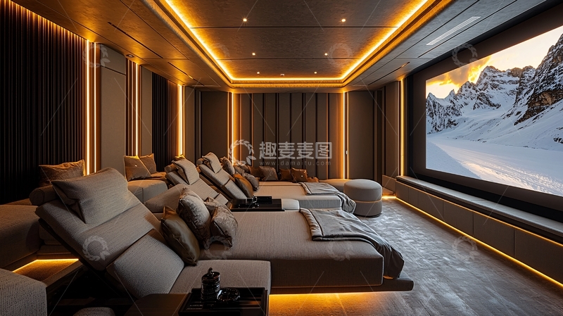 高清大图下载【趣麦麦图】豪华家庭影院