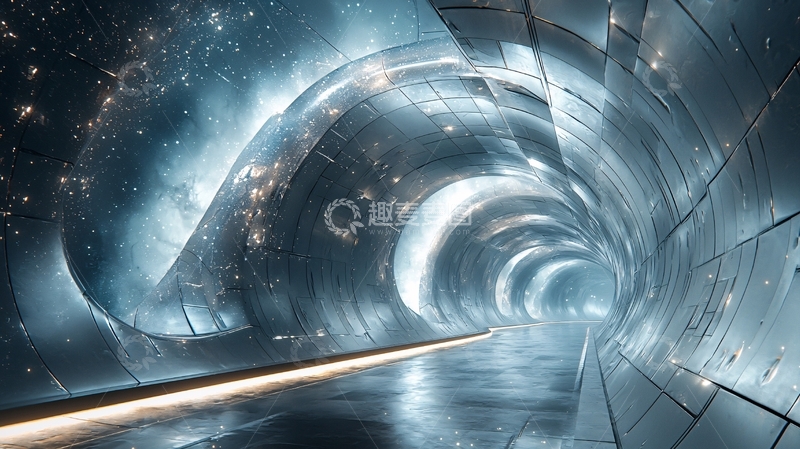 高清大图下载【趣麦麦图】未来科技感隧道