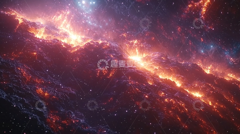 高清大图下载【趣麦麦图】宇宙火焰