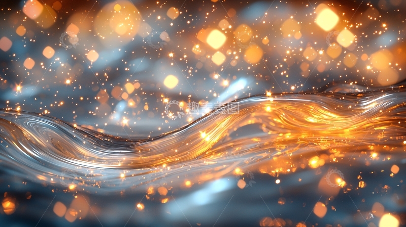 高清大图下载【趣麦麦图】流光溢彩的能量波纹