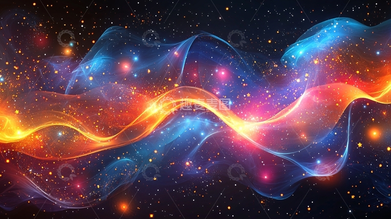 高清大图下载【趣麦麦图】宇宙星云能量流