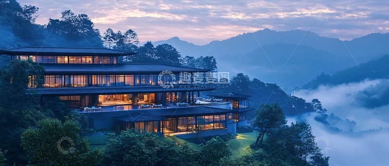 高清大图下载【趣麦麦图】山顶酒店