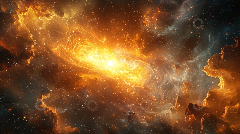 高清大图下载【趣麦麦图】燃烧的宇宙星云