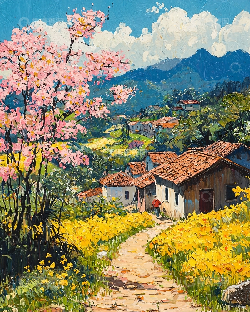 高清大图下载【趣麦麦图】乡间小路4