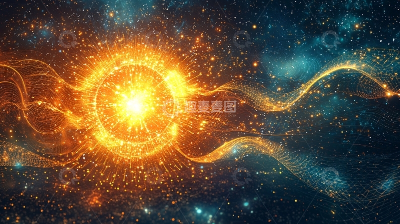 高清大图下载【趣麦麦图】宇宙能量爆发