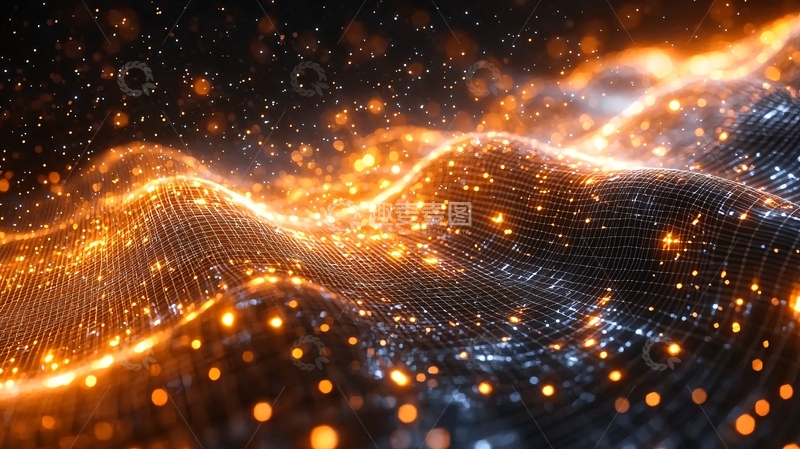 高清大图下载【趣麦麦图】光波粒子流