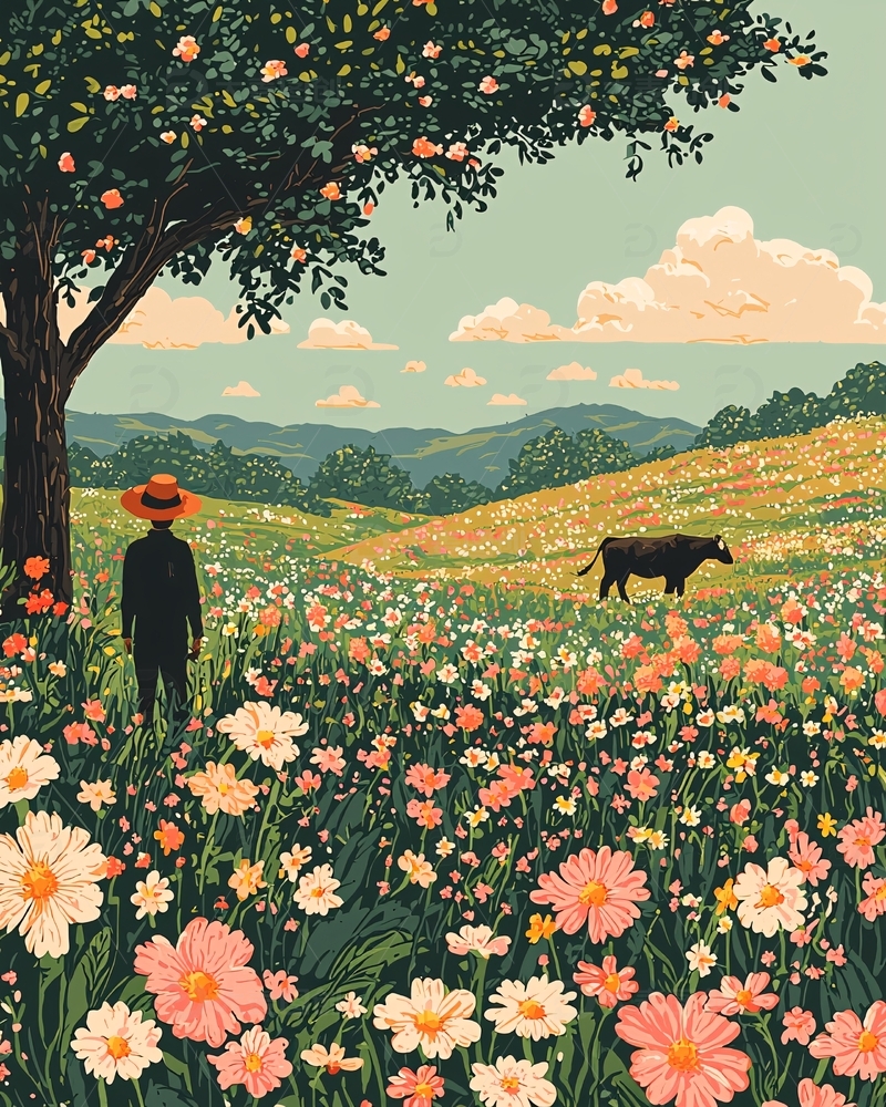 高清大图下载【趣麦麦图】田园风光267